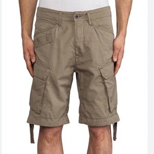 G star raw Men's Tan Cargo Shorts size 29
